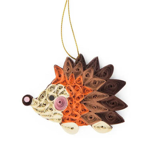 Quilled Ornament | Hedgehog