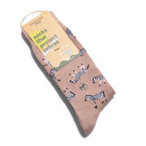 Socks That Protect Zebras | Beige