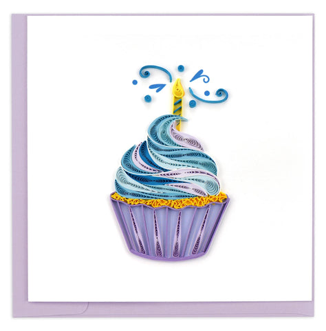 Cupcake & Candle Quilling Card