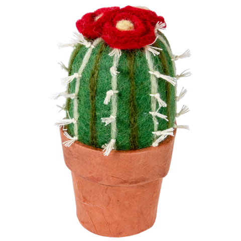 Felt Cactus | Small Barrel