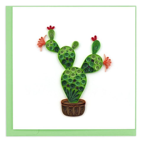 Prickly Pear Cactus Quilling Card