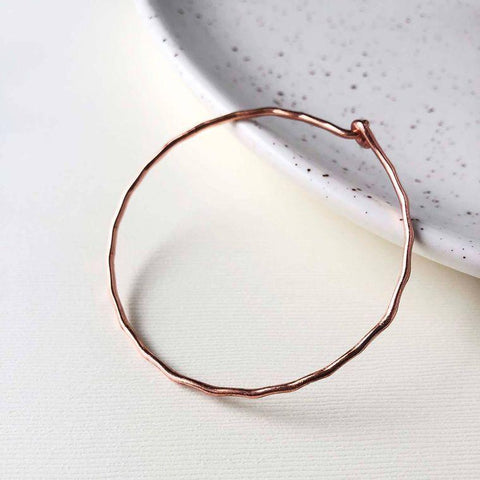 Interlocking Ripple Bracelet | Copper