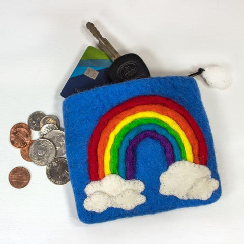 Woolie Coin Purse | Rainbow