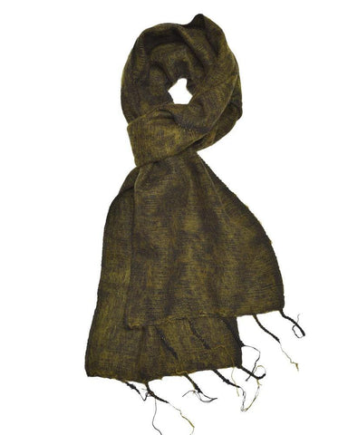 Brushed Woven Scarf | Olive