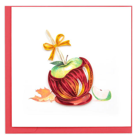 Candy Apple Quilling Card