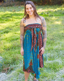 Rayon Convertible Peacock Skirt/Dress | 4 Colors