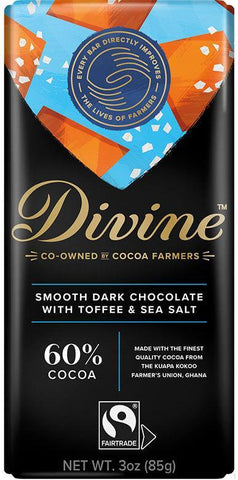Dark Chocolate Bar | Toffee & Sea Salt