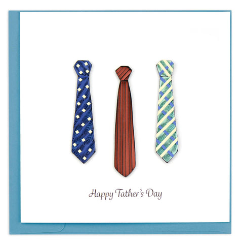 Father's Day Ties Quilling Card