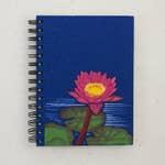 Eco-Friendly Notebook | Large | Dark Blue Lotus