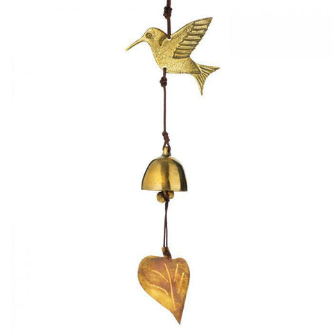 Solid Brass Door Chime | Hummingbird