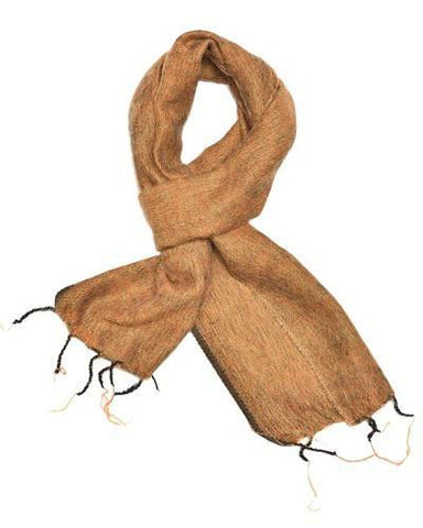 Brushed Woven Scarf | Saffron