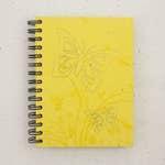 Eco-Friendly Notebook | Large | Foiled Yellow Butterfly