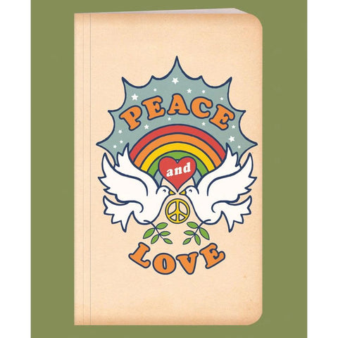 Recycled Notebook | Peace and Love