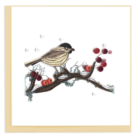 Bird & Berries Quilling Card