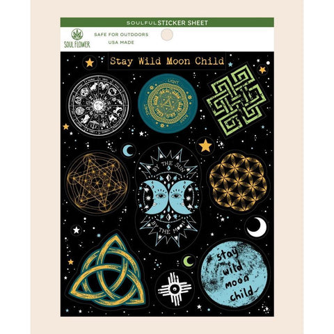 Sticker Sheet | Stay Wild Moon Child
