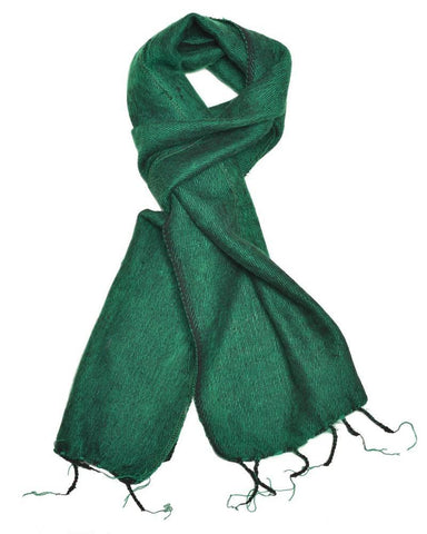 Brushed Woven Scarf | Emerald