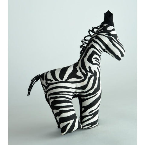Kitenge Stuffed Animal | Medium | Zebra