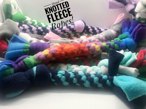 Handmade Dog Toy | Knotted Chew Rope