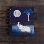 Eco-Friendly Notebook | Small | Elephant Midnight Blue