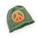 Peace Baby Hat | Khaki Green | 3 Sizes