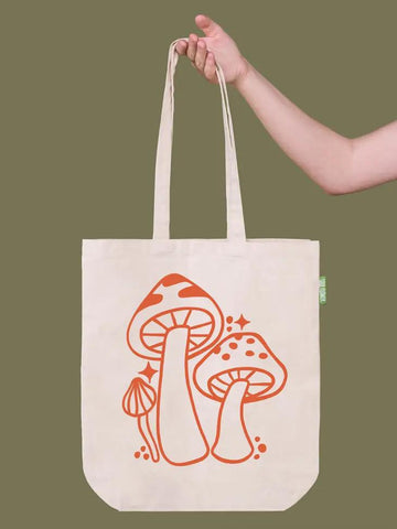 Eco Tote Bag | Three Little Mushrooms