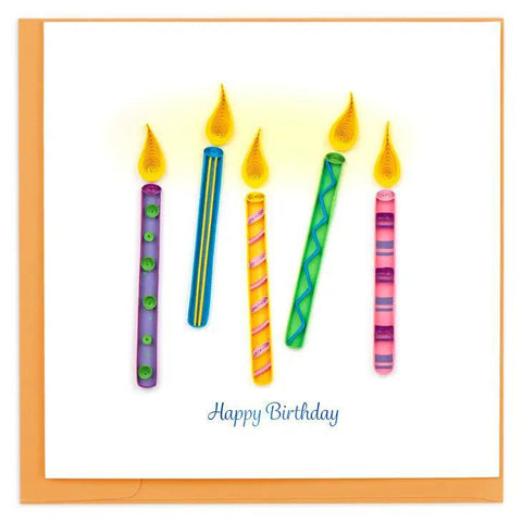Birthday Candles Quilling Card