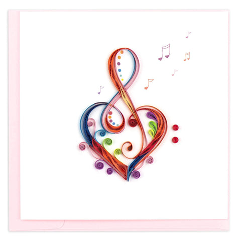 Love Song Quilling Card
