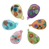 Embroidered Easter Egg Ornament | Assorted