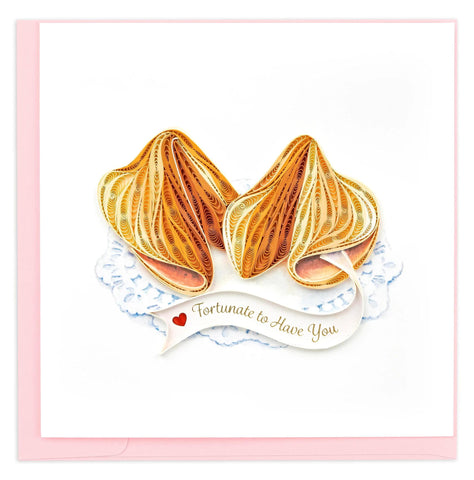 Love Fortune Cookies Quilling Card