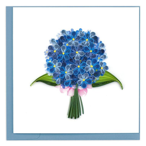 Hydrangea Quilling Card