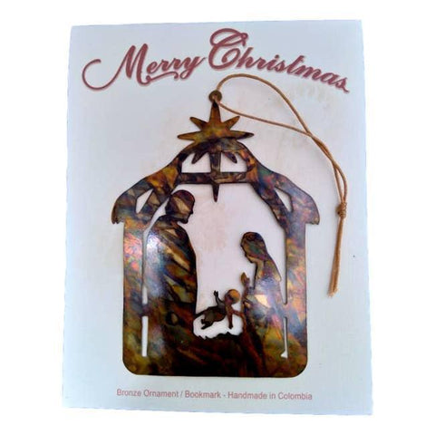Ornament Card | Nativity Manger