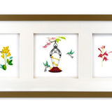 Collage Frame for Quilling Cards | Brushed Gold