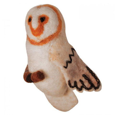Woolie Bird Ornament | Barn Owl