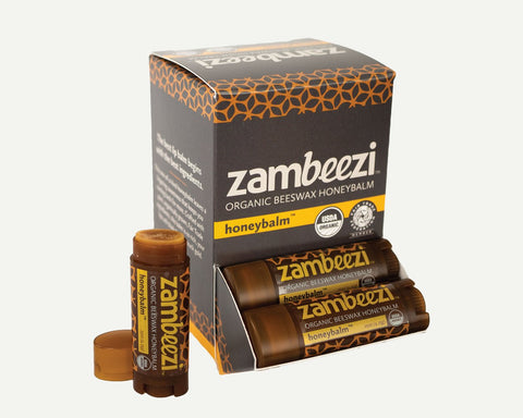 Zambeezi Organic Beeswax Lip Balm | Honeybalm