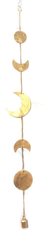 Metal Chime | Moon Phase | Gold