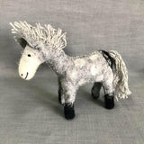Felted Wool Horse | Dapple Grey | 2 sizes