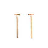 Dangling Bar Post Earrings | Gold