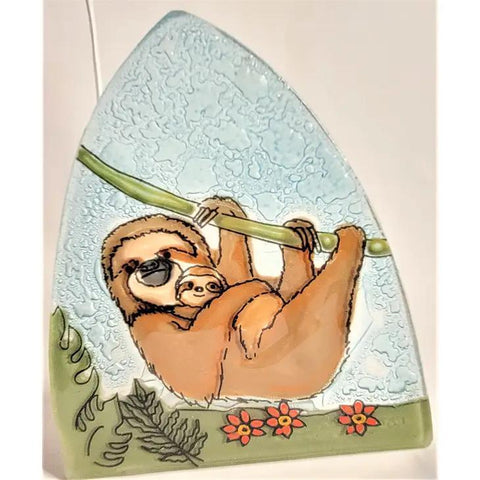Recycled Glass Night Light | Sloth