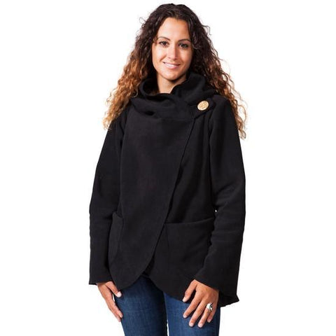 Fleecia Wrap Jacket | Black | 5 Sizes