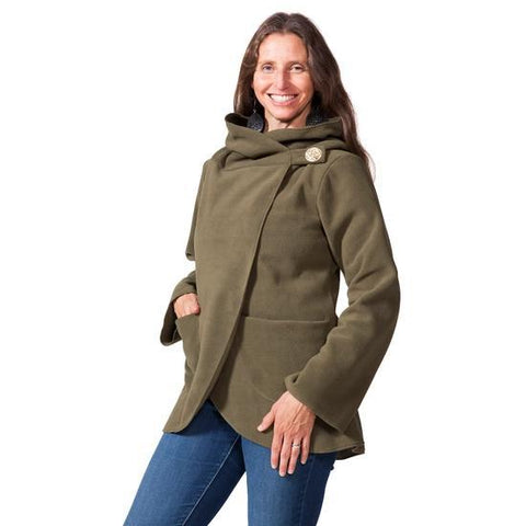 Fleecia Wrap Jacket | Olive | 5 Sizes