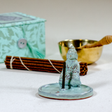 Ceramic Incense Burner | Celadon Buddha