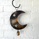Metal Chime | Painted Starburst Moon