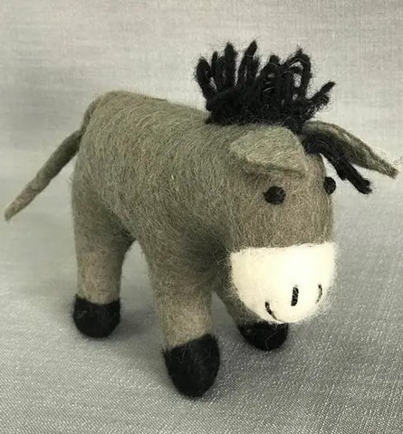 Felted Wool Donkey