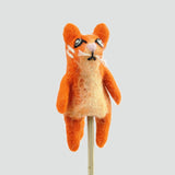 Felted Wool Finger Puppet | Cat | 3 Styles