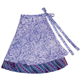 Upcycled Sari Wrap Skirt | 3/4 Length