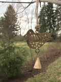 Metal Chime/Ornament | Mini Cutout Bird