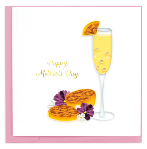 Mother's Day Mimosa Quilling Card