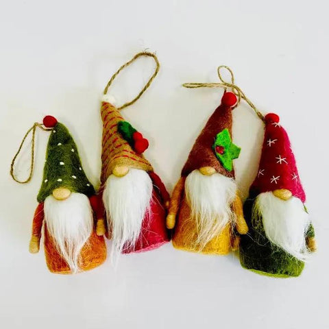 Wool Ornament | Gnome | Multi