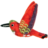 Woolie Bird Ornament | Rufous Hummingbird