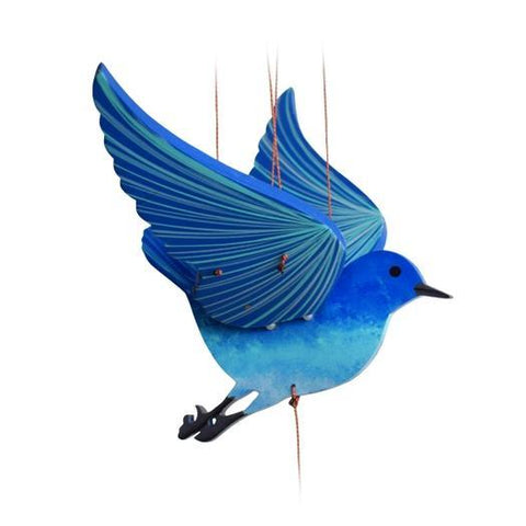 Flying Mobile | Blue Bird of Happiness